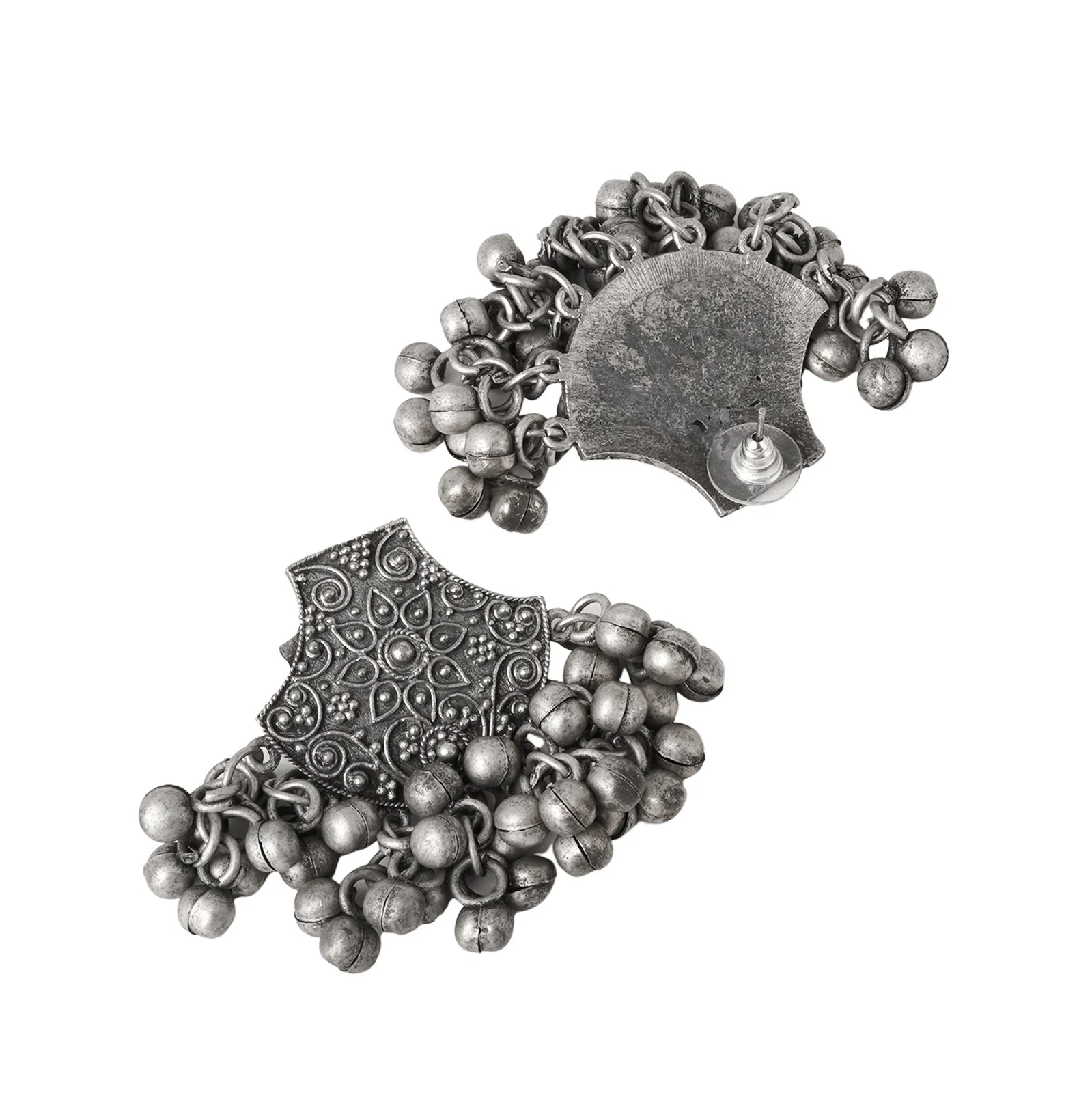 Teejh Shipra Silver Oxidised Jewelry Gift Set - Image 3