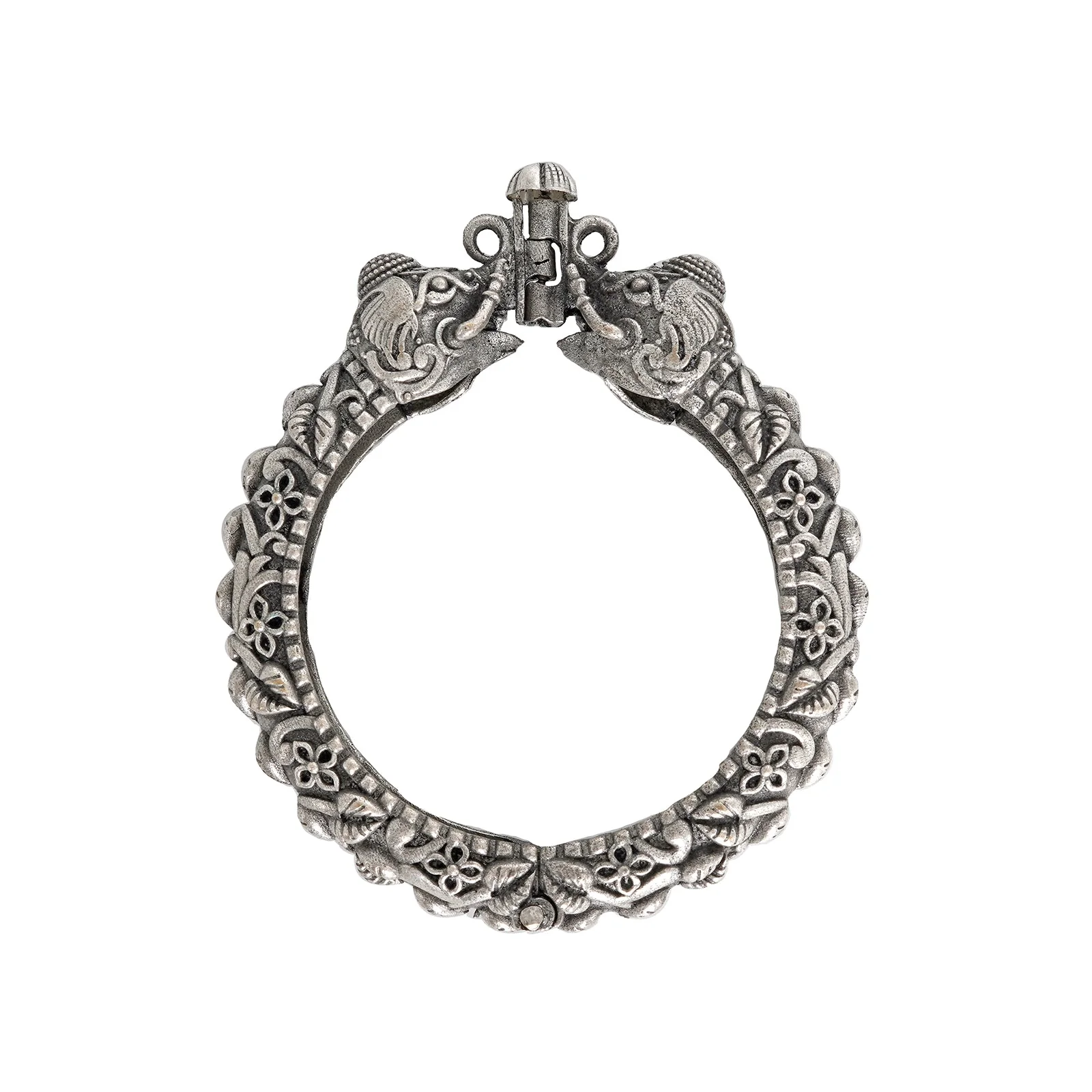Teejh Suvarna Silver Oxidised Bangle - Image 3