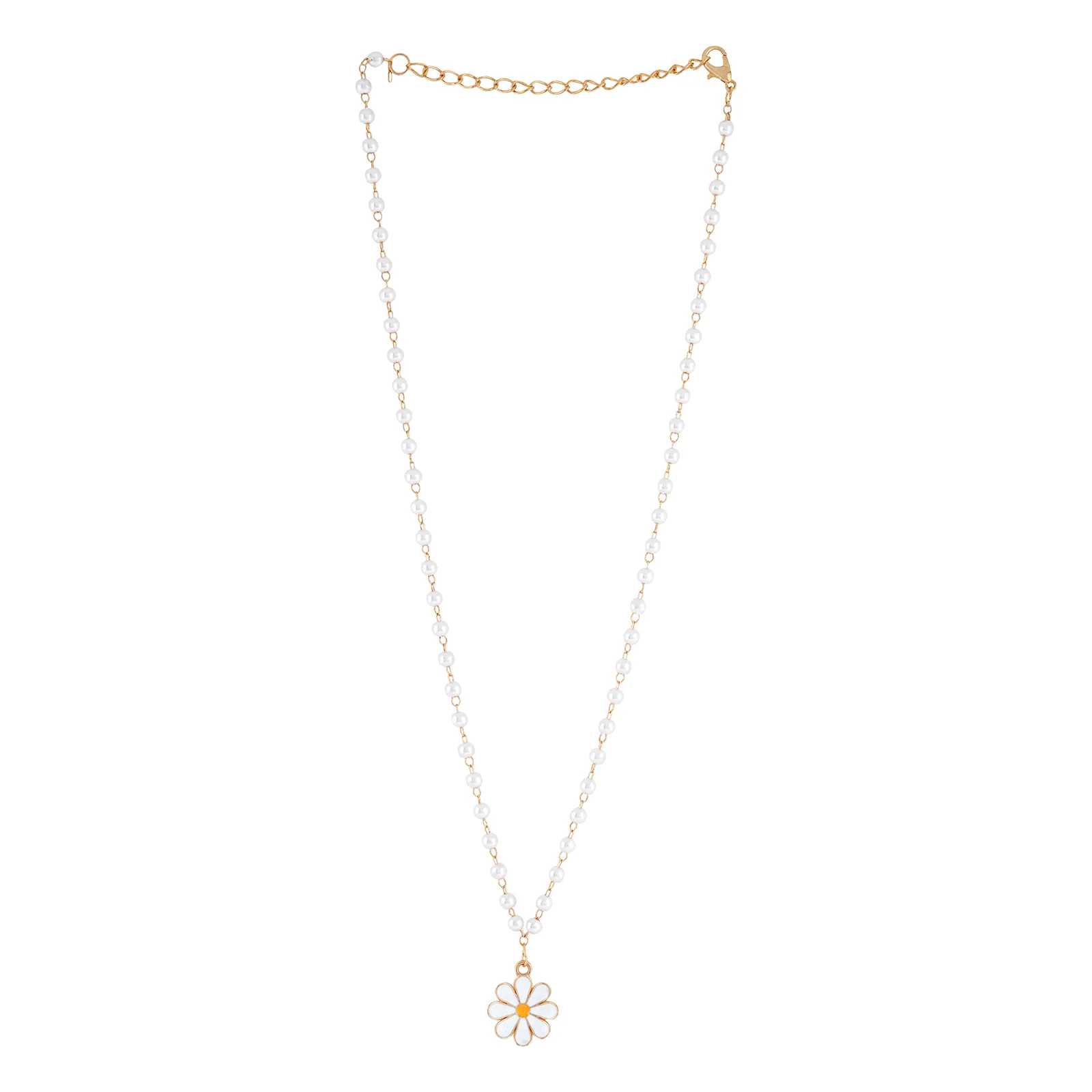 Vega Daisy Pearl Necklace - Image 2